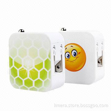 5V/1A Fashionable Home/Car Charger with USB Output